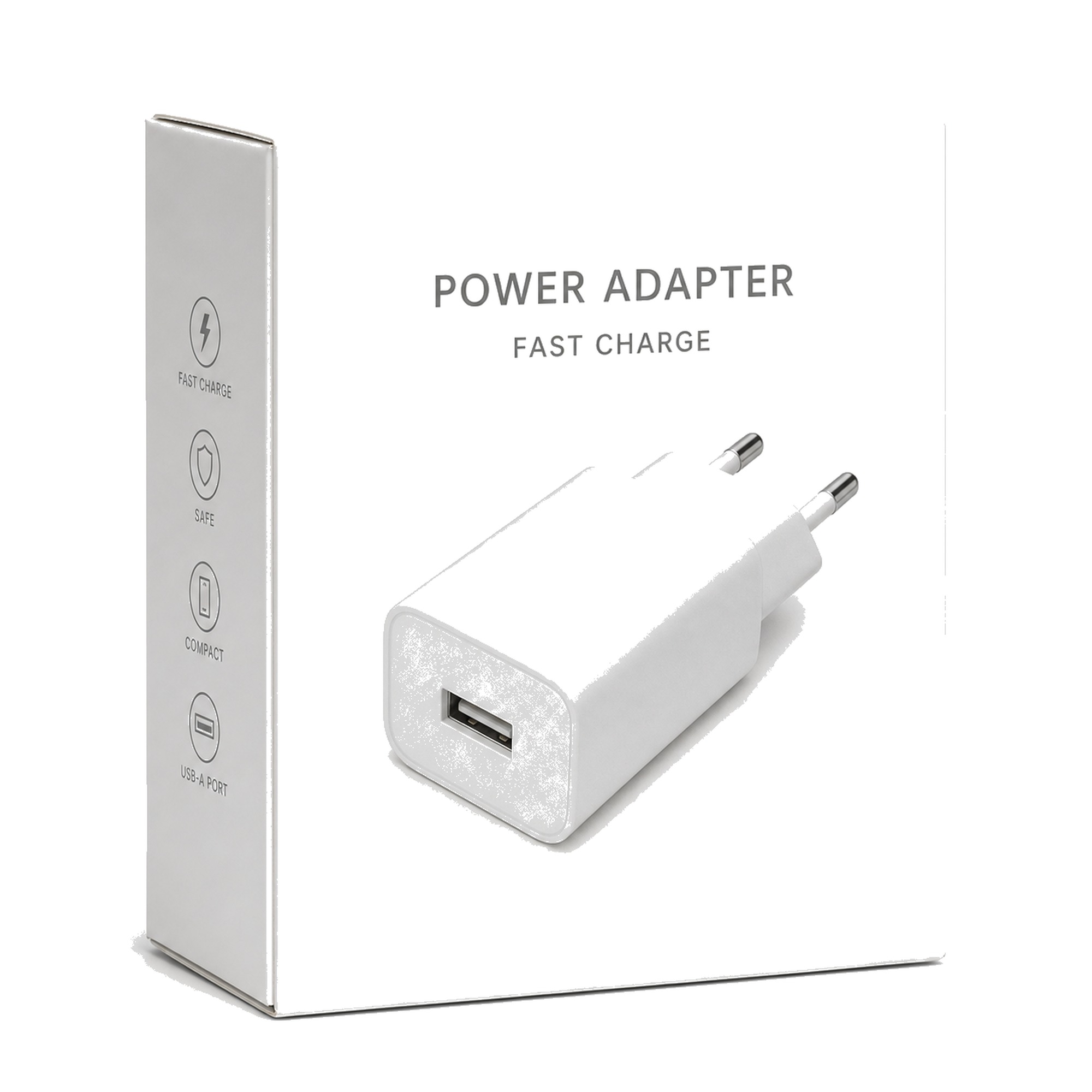 USB Charger Head — Fast Charge Wall Adapter