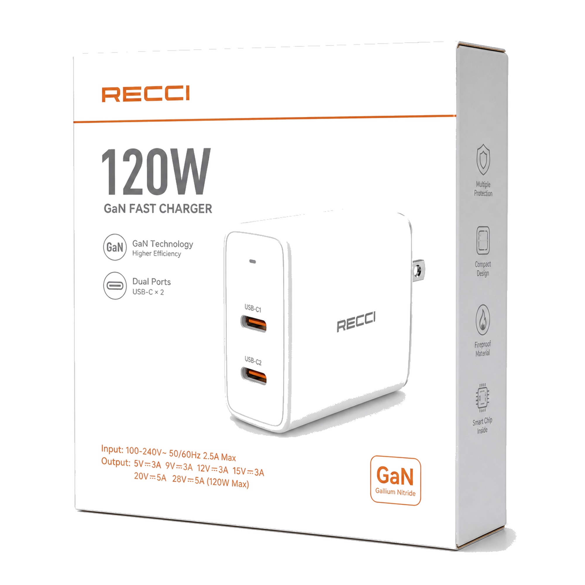RECCI 120W Fast Charger