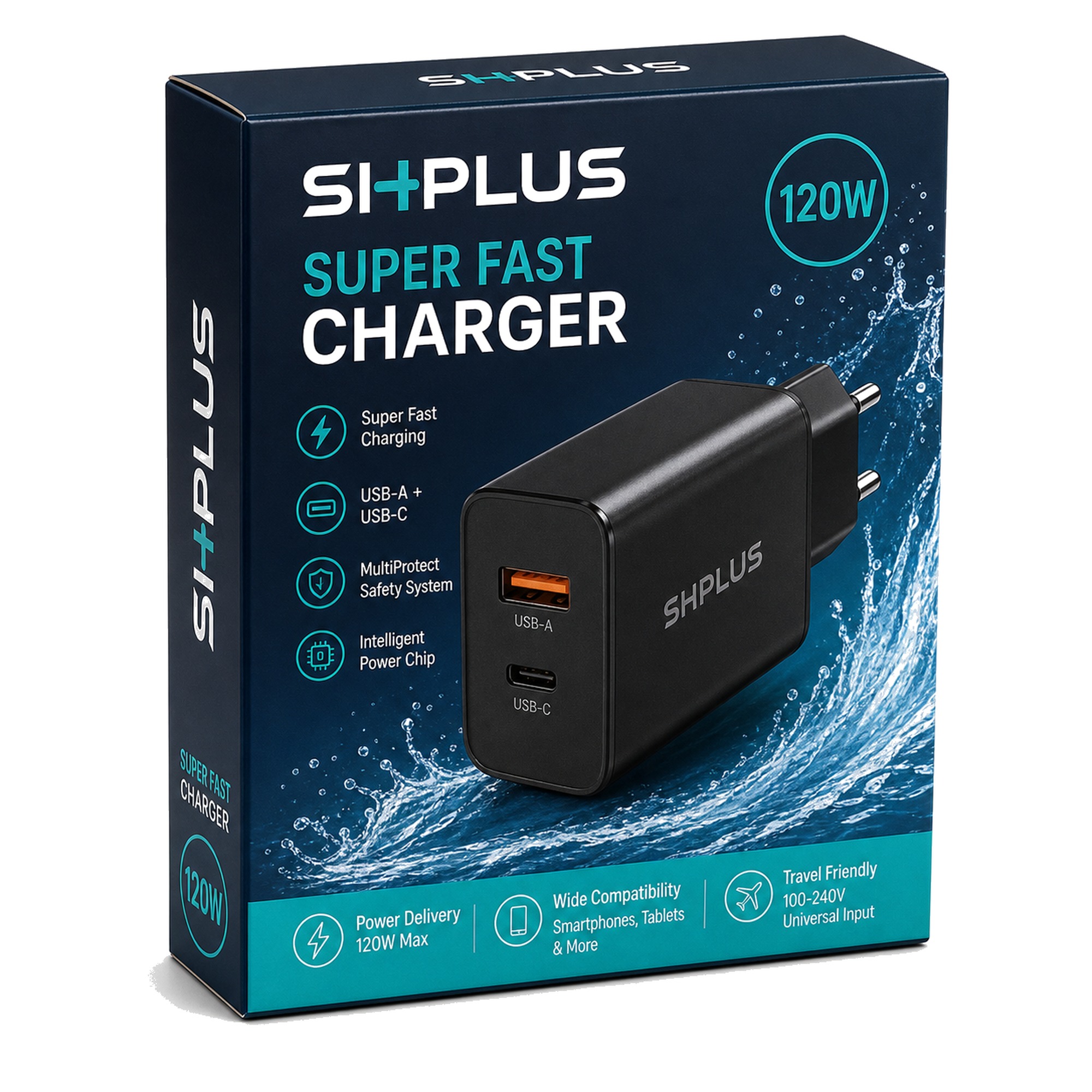 SHPLUS 120W Super Fast Charger