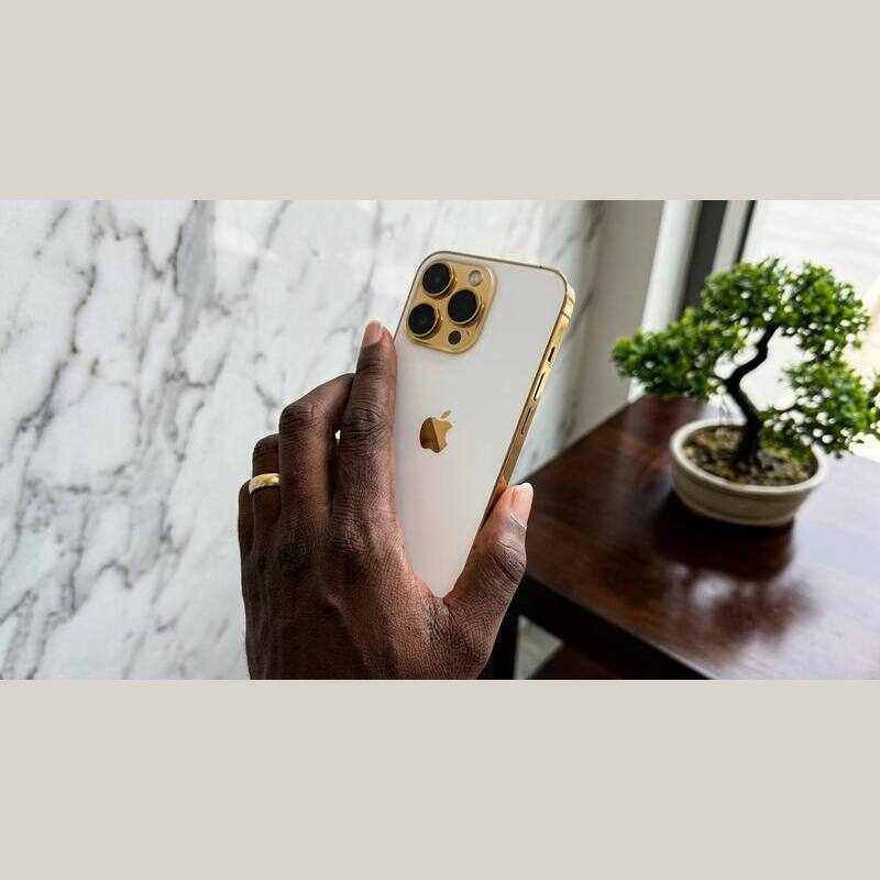 iPhone 14 Pro 256GB — Gold (Physical SIM, BH 95%) — UK Used