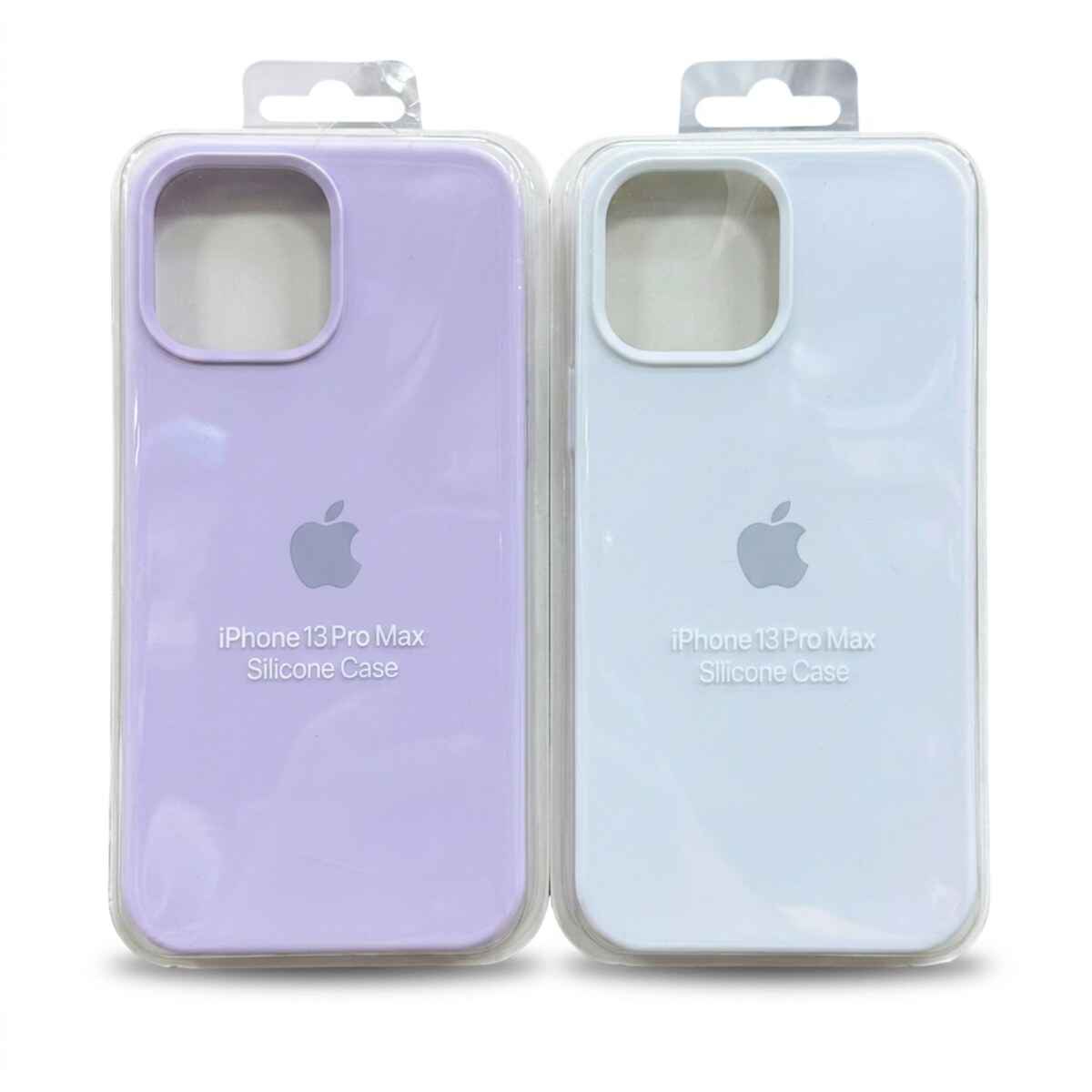 Pastel Silicone Phone Case — Lilac / White