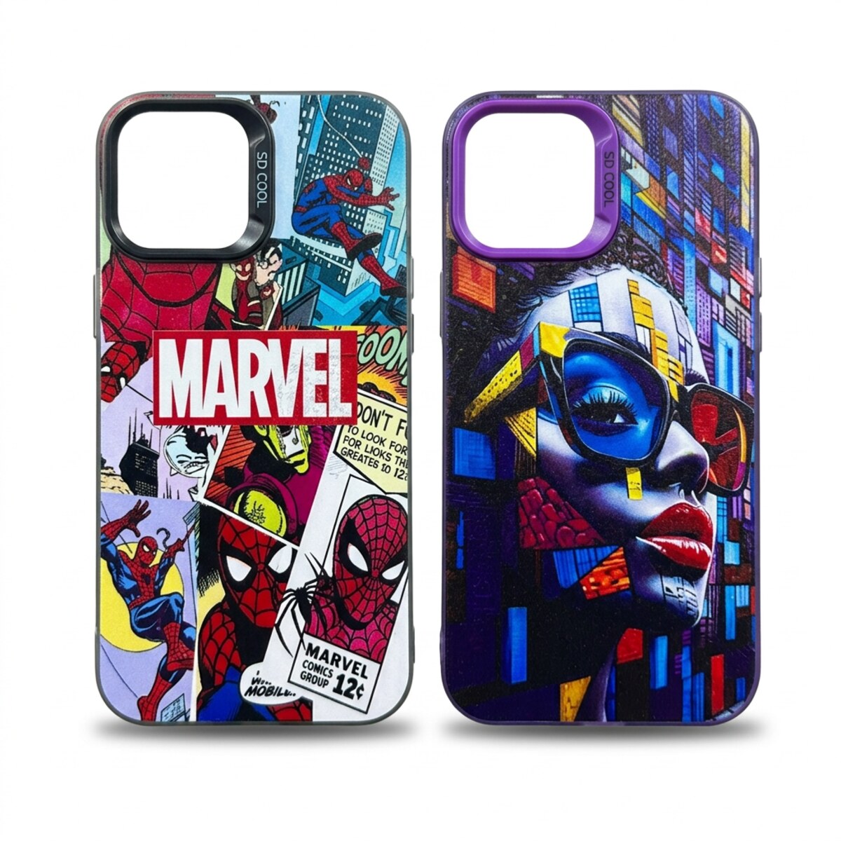 Comic Hero Cartoon Phone Case Set