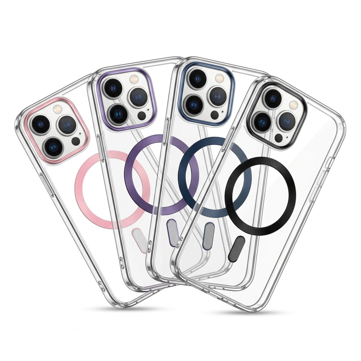 Clear MagSafe Phone Case Assortment — Multi Ring