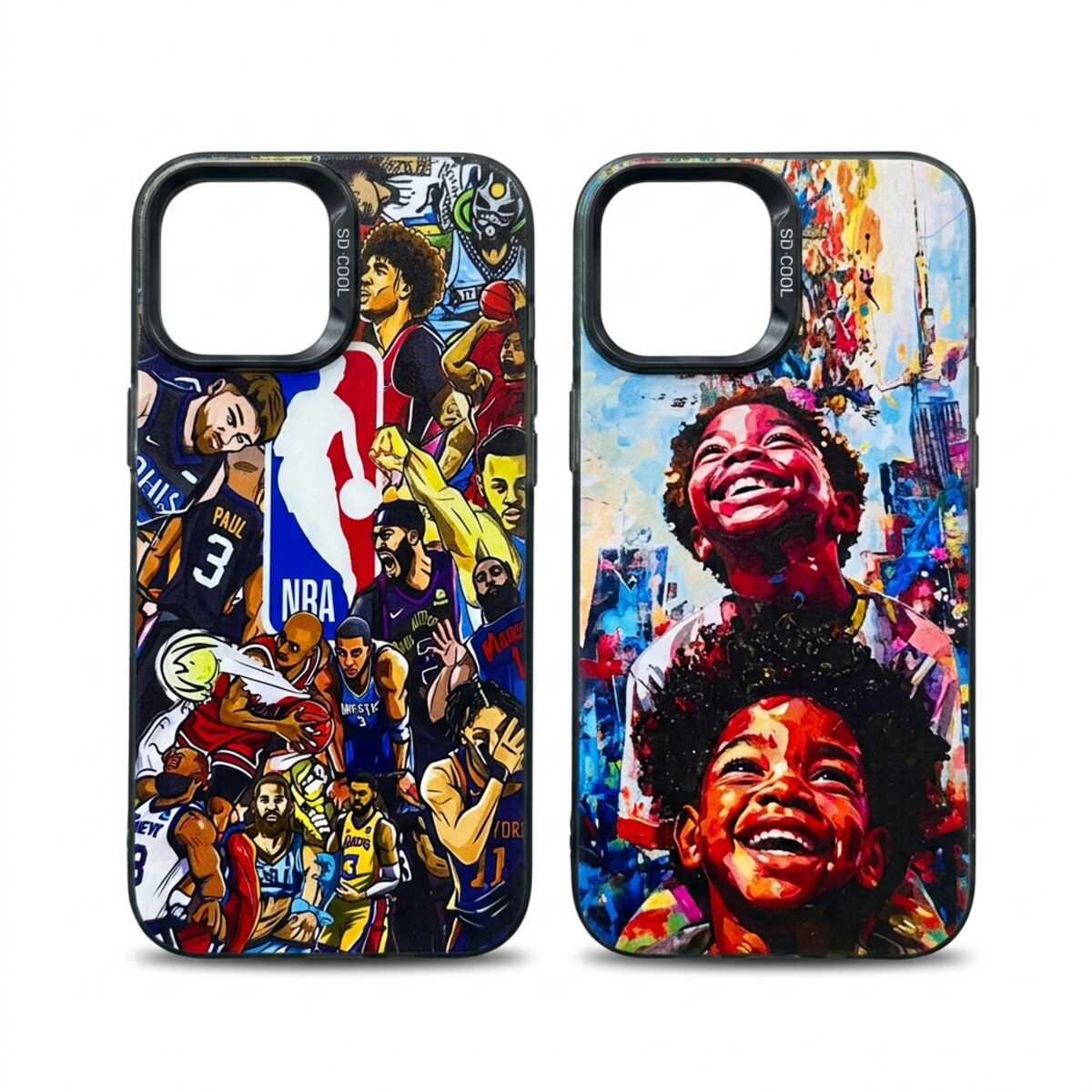 Music & Rasta Cartoon Phone Case Set