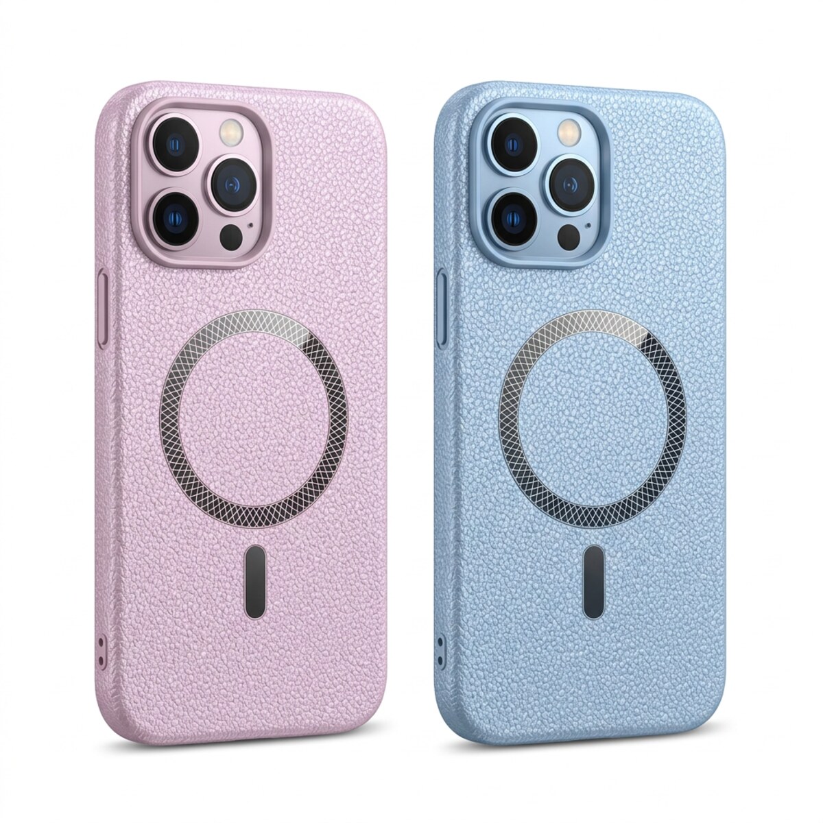 Pastel MagSafe Phone Case — Blue / Pink
