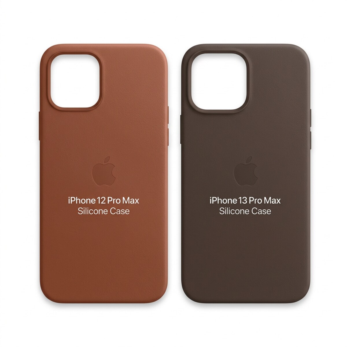 Brown Premium Leather-Style Phone Case Set