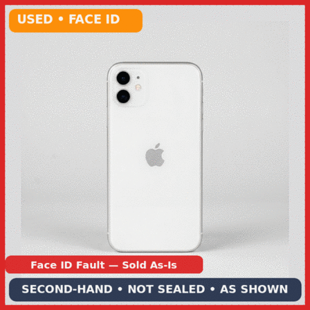 iPhone 11 128GB — White (FAULT: Face ID)